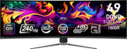 MSI MPG 491CQPX QD-OLED pantalla para PC 124,5 cm (49") 5120 x 1440 Pixeles Dual QHD Negro (9)