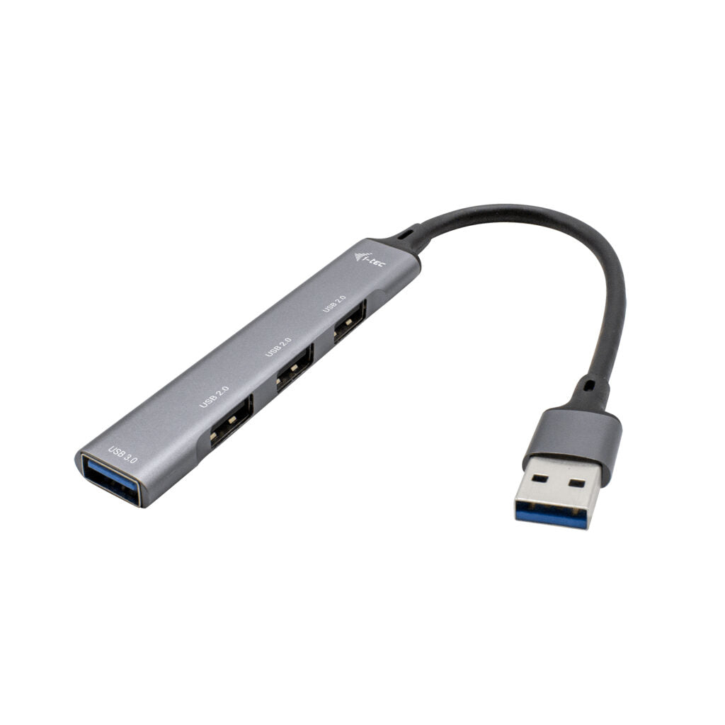 i-tec Metal U3HUBMETALMINI4 hub de interfaz USB 3.2 Gen 1 (3.1 Gen 1) Type-A Metálico (3)