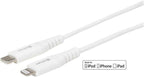 eSTUFF USB-C Lightning Cable MFI 2m White Blanco