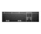 HP 720 Multi-Device Rechargeable Wireless Keyboard teclado Hogar / Oficina USB + Bluetooth Negro (9)