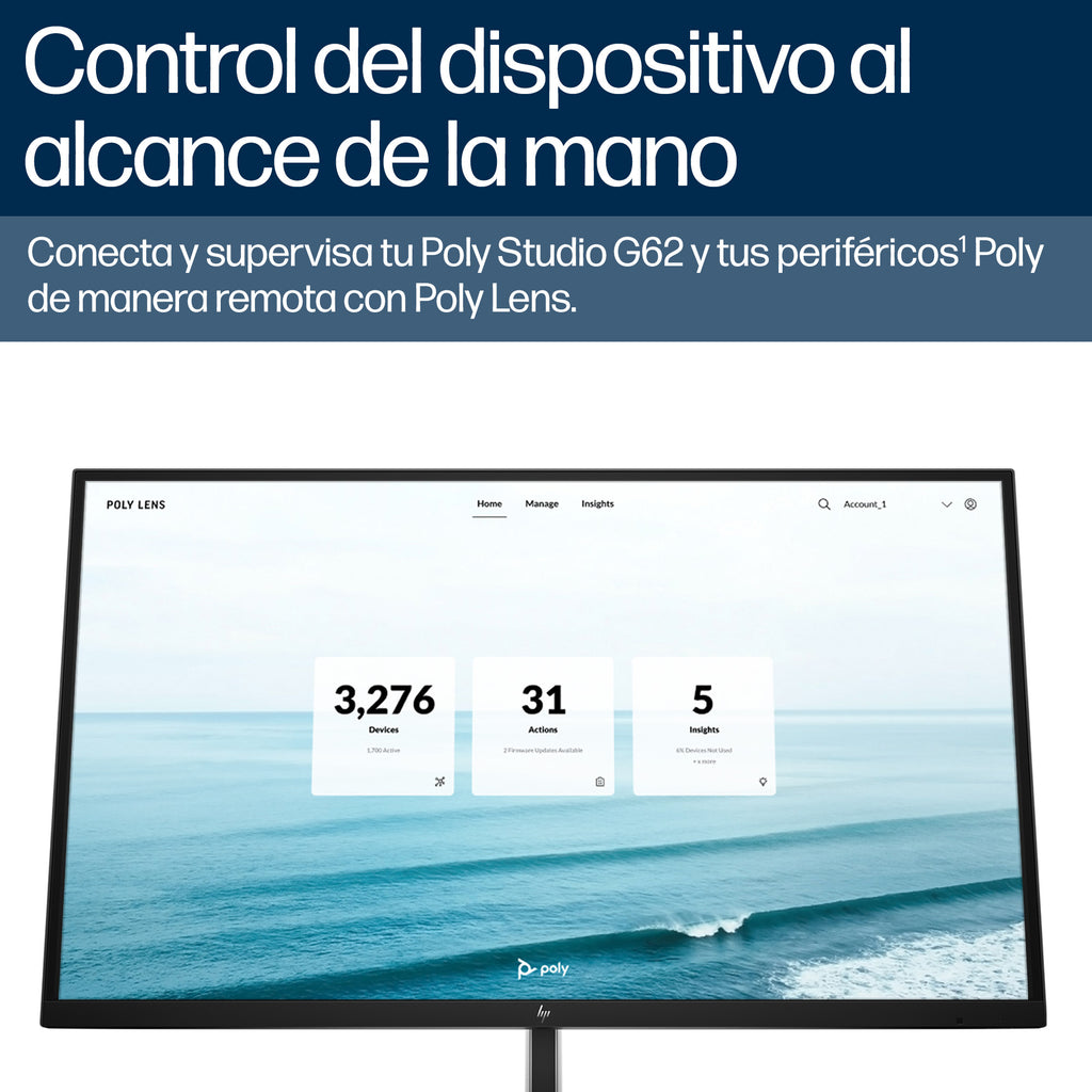 HP Poly 99T18AA - Sin cable de alimentación, sistema de videoconferencia