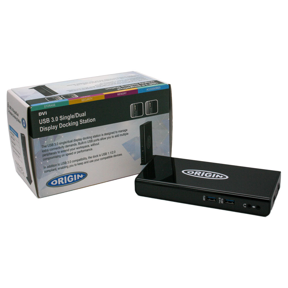 Origin Storage Y4H06AA-OS base para portátil y replicador de puertos Acoplamiento USB 3.2 Gen 1 (3.1 Gen 1) Type-A Negro (6)