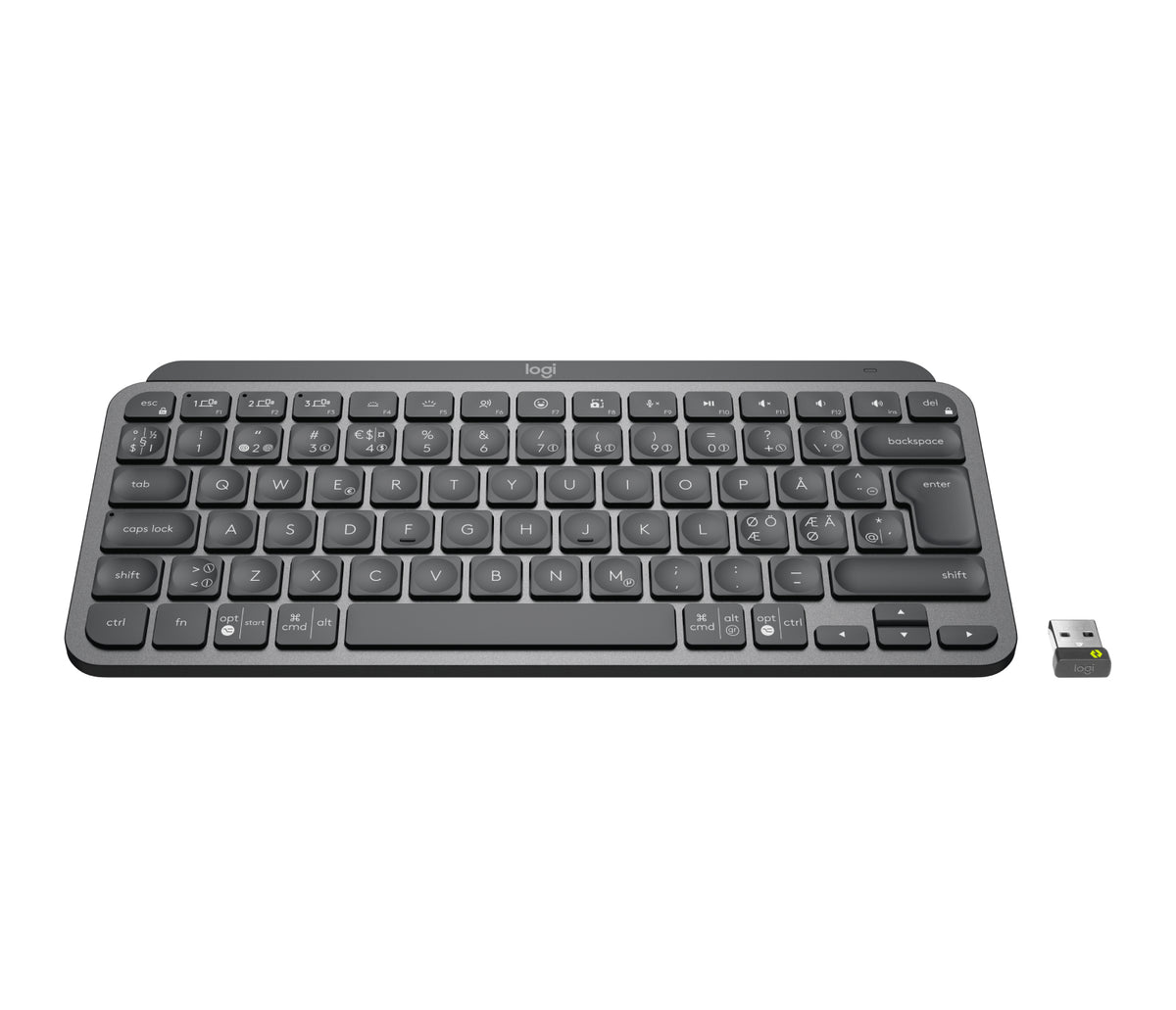 Logitech 920-010604 teclado Oficina RF Wireless + Bluetooth QWERTY Nórdico Grafito (3)