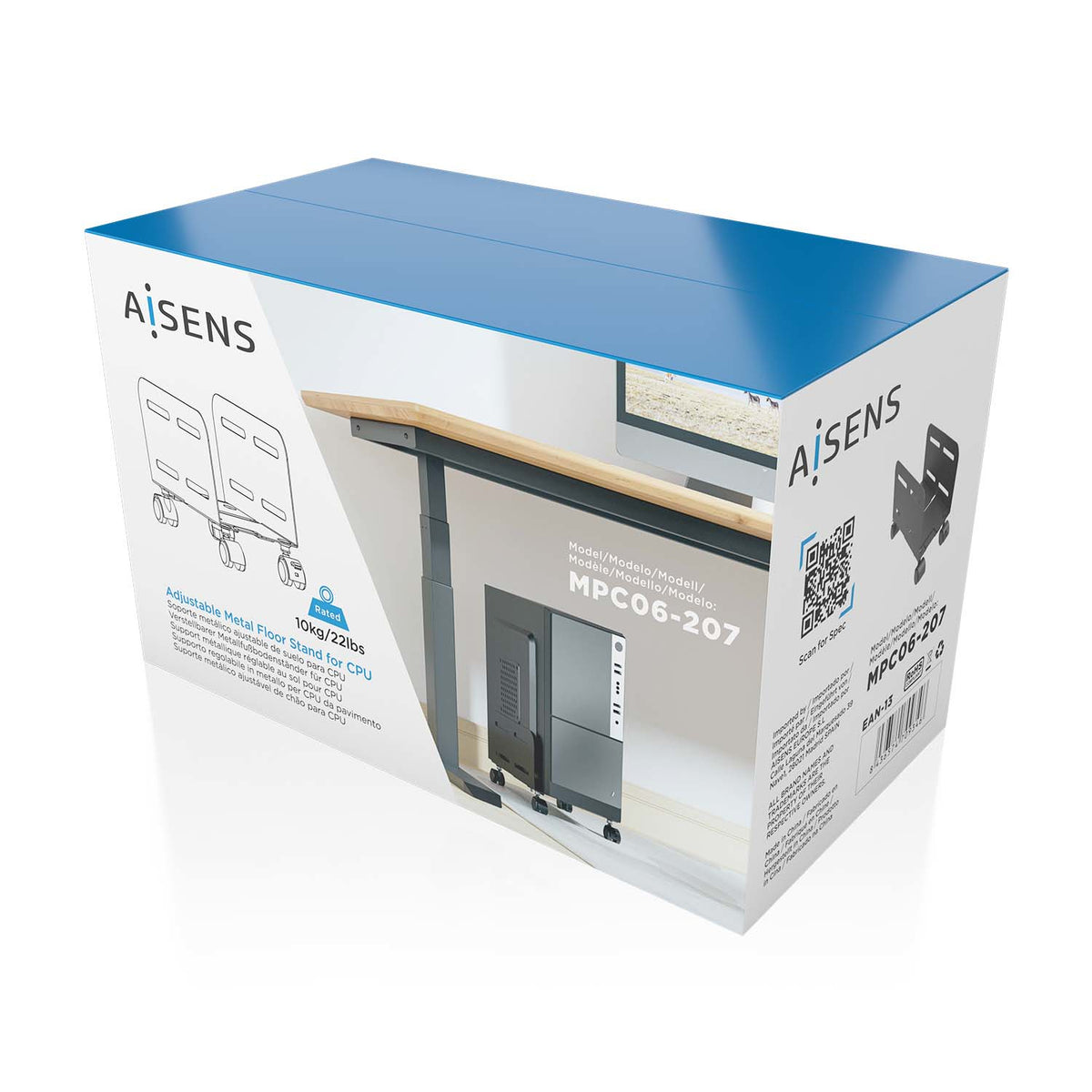 AISENS MPC06-207 soporte de CPU Carro para equipo informático (7)