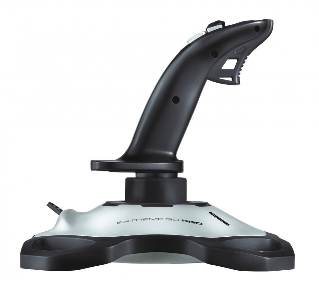 Logitech 942-000031 - Mando joystick, 12 botones, cableado, para PC