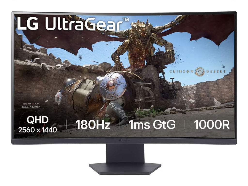 LG 32GS60QC-B pantalla para PC 80 cm (31.5") 2560 x 1440 Pixeles Quad HD Negro