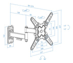 TooQ LP1344TN-B soporte para TV 109,2 cm (43") (5)