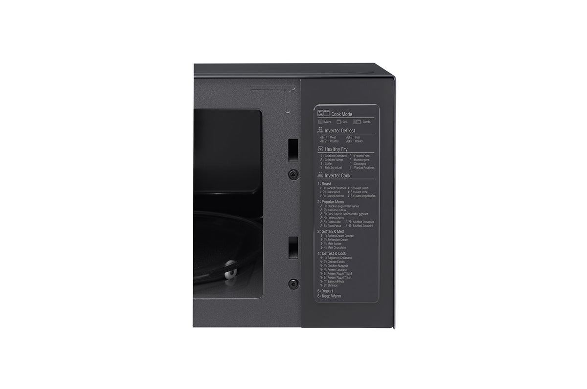 LG MH6565CPB microondas Negro Microondas con grill Encimera 25 L 1000 W (4)