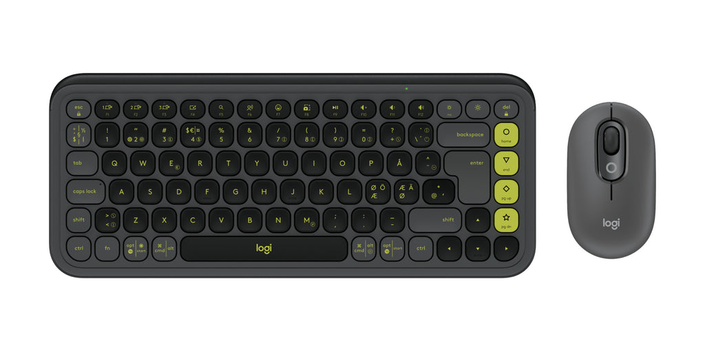 Logitech Pop Icon Combo teclado Ratón incluido Universal Bluetooth QZERTY Nórdico Grafito (3)