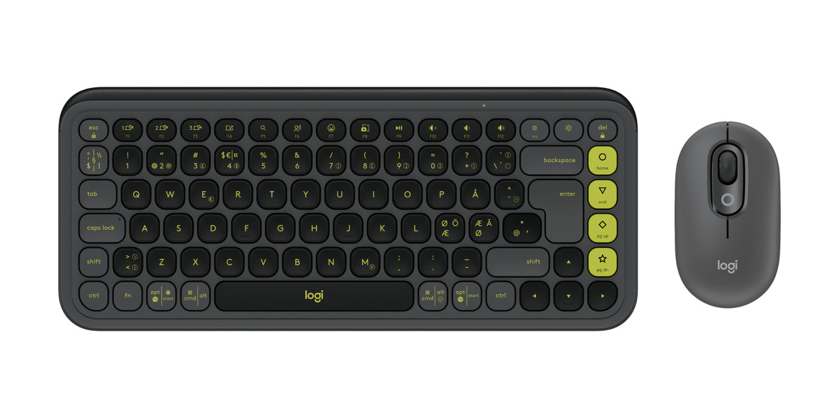 Logitech Pop Icon Combo teclado Ratón incluido Universal Bluetooth QZERTY Nórdico Grafito (3)