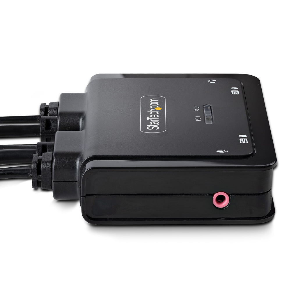 StarTech.com C2-D46-UAC-CBL-KVM interruptor KVM Negro (4)