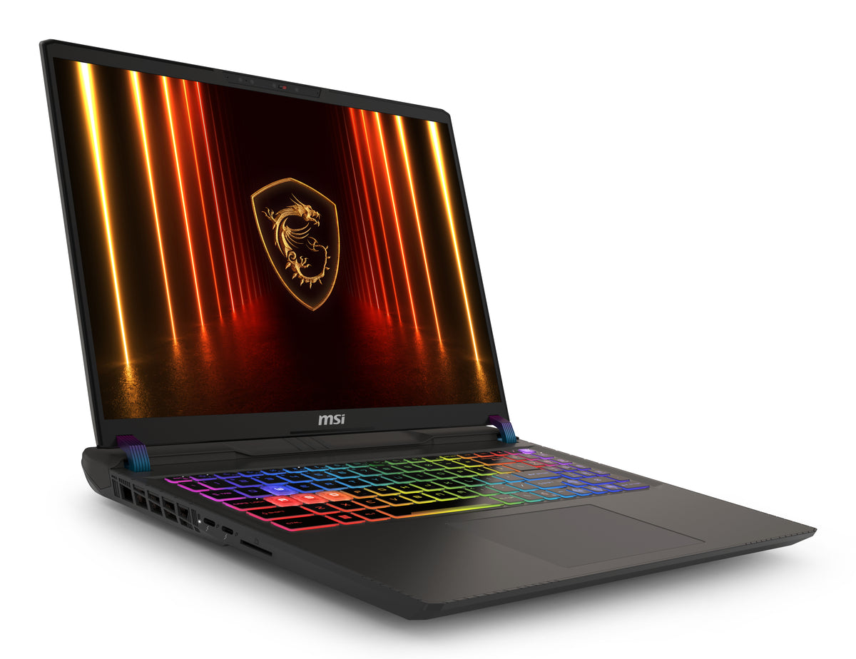 MSI Vector 16 HX AI A2XWIG-048DE Intel Core Ultra 9 275HX Portátil 40,6 cm (16") Quad HD+ 32 GB DDR5-SDRAM 1 TB SSD NVIDIA GeForce RTX 5080 Wi-Fi 6E (802.11ax) Windows 11 Home Gris (4)