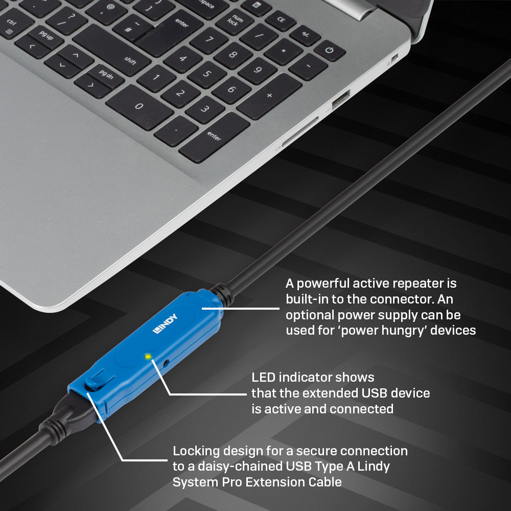 Lindy 43380 cable USB USB 3.2 Gen 1 (3.1 Gen 1) 5 m USB C USB A Negro (6)