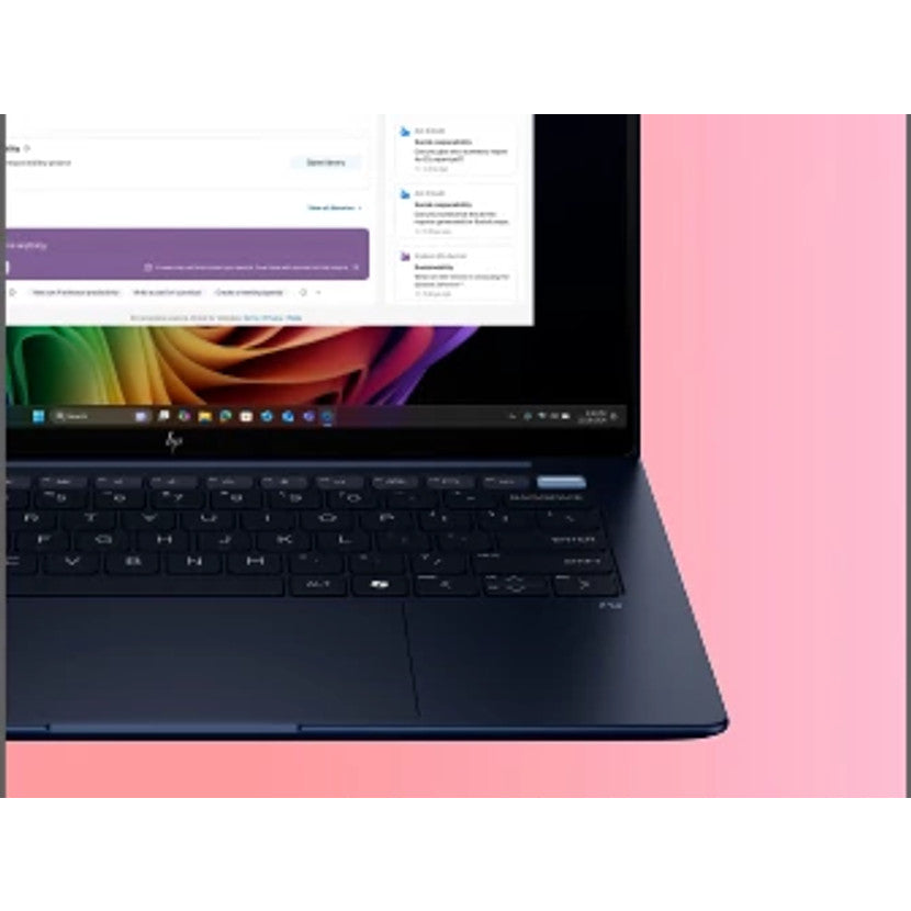 HP EliteBook Ultra G1i Next Gen AI PC Wolf Pro Security Edition Copilot+ PC Intel Core Ultra 5 228V Portátil 35,6 cm (14") 2.8K 32 GB LPDDR5x-SDRAM 512 GB SSD Wi-Fi 7 (802.11be) Windows 11 Pro Azul (6)