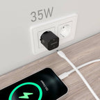 AISENS ASCH-35W1P023-BK cargador de dispositivo móvil Universal Corriente alterna Carga rápida Interior (5)