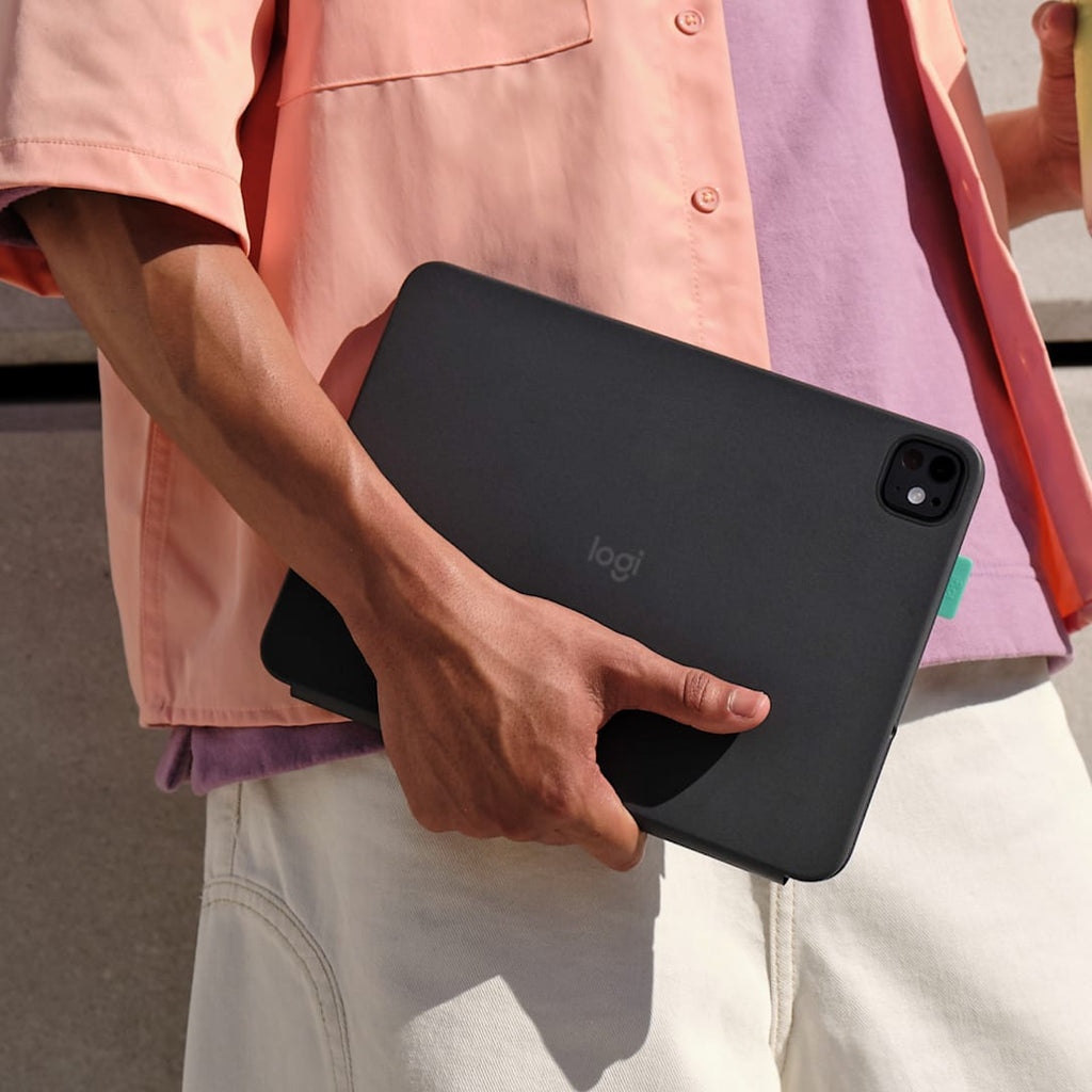 Logitech Flip Folio QWERTZ Alemán Bluetooth Grafito (4)