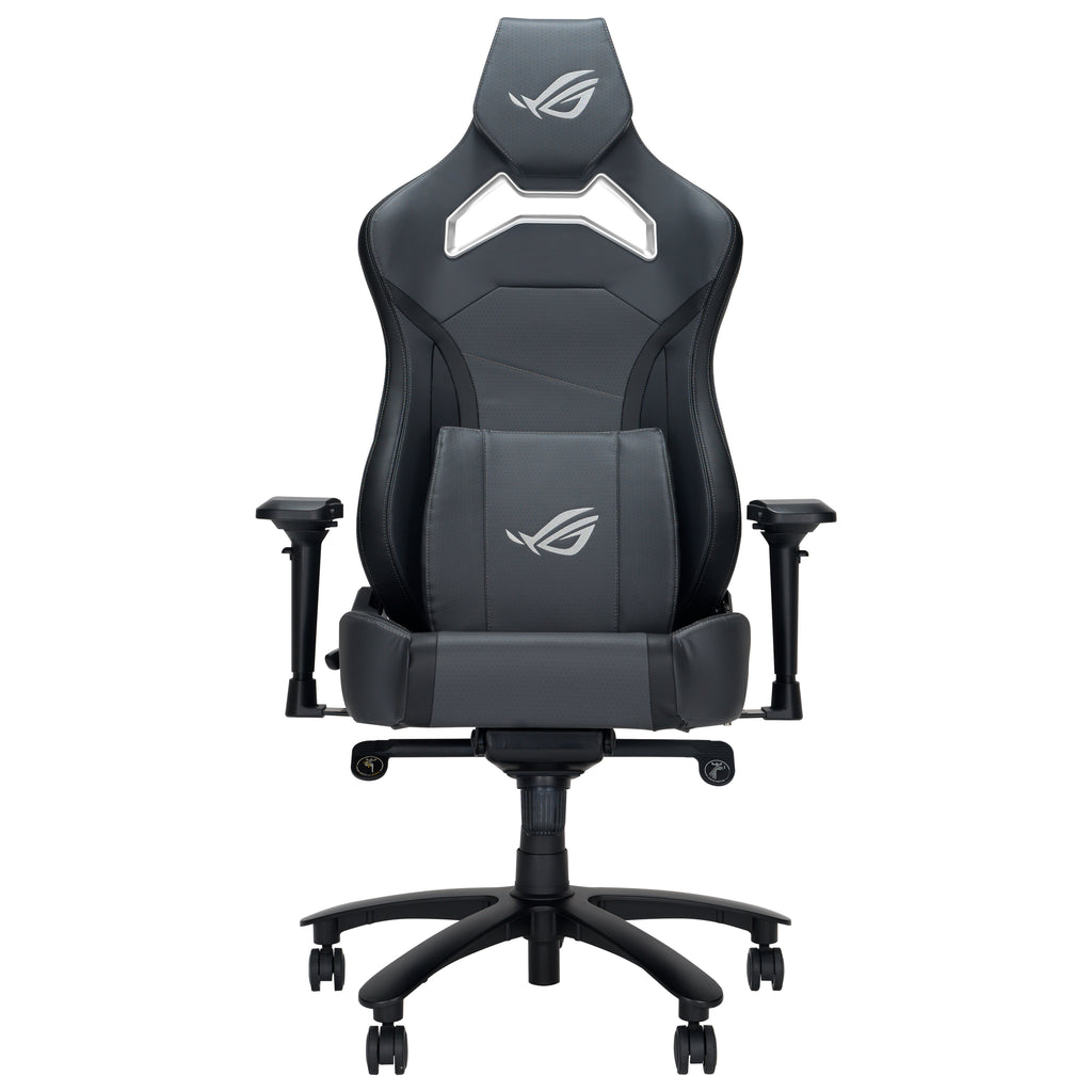 ASUS ROG CHARIOT X CORE Silla para videojuegos universal Asiento acolchado Negro, Gris (2)