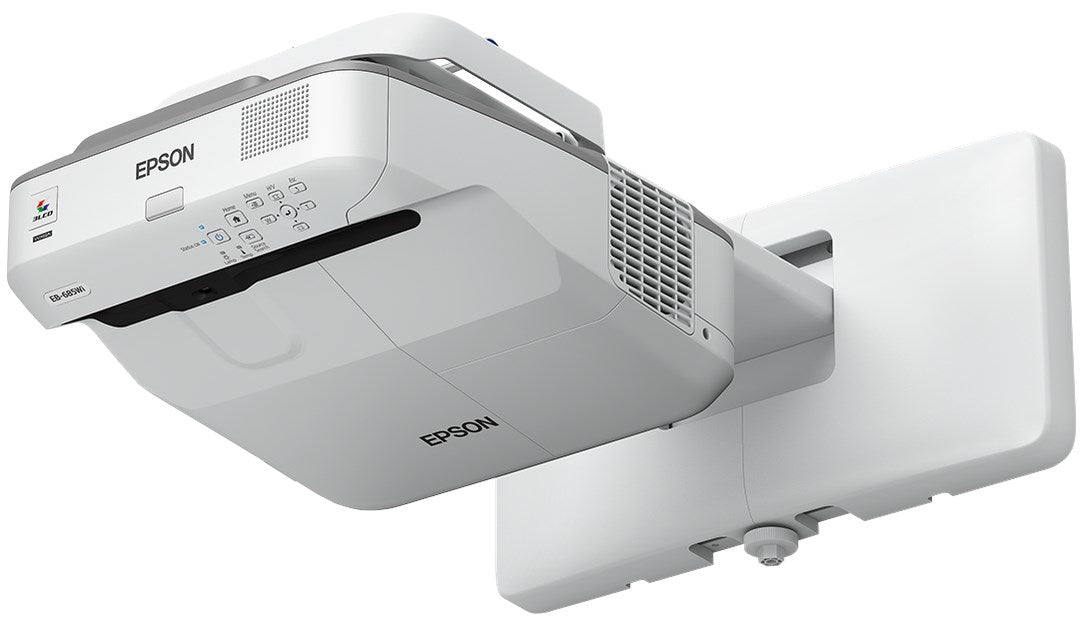 Epson EB-695Wi Proyector de alcance ultracorto 3500 lúmenes ANSI 3LCD WXGA (1280x800) Gris, Blanco