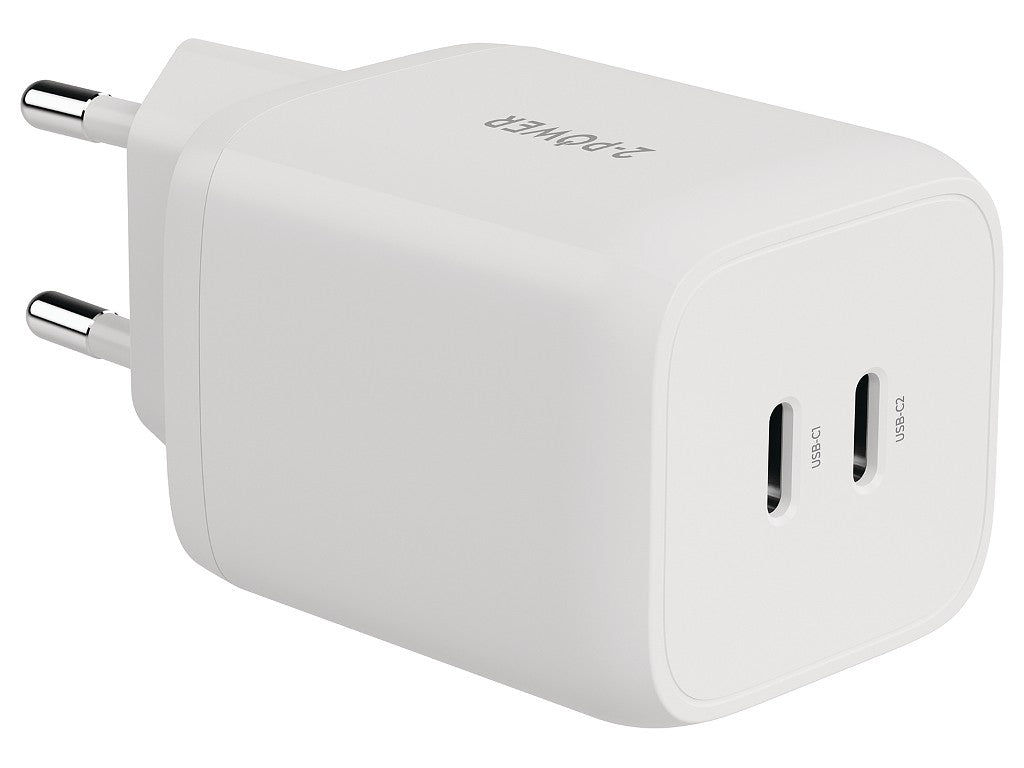 2-Power 2PWC65W02G-EU cargador de dispositivo móvil Blanco