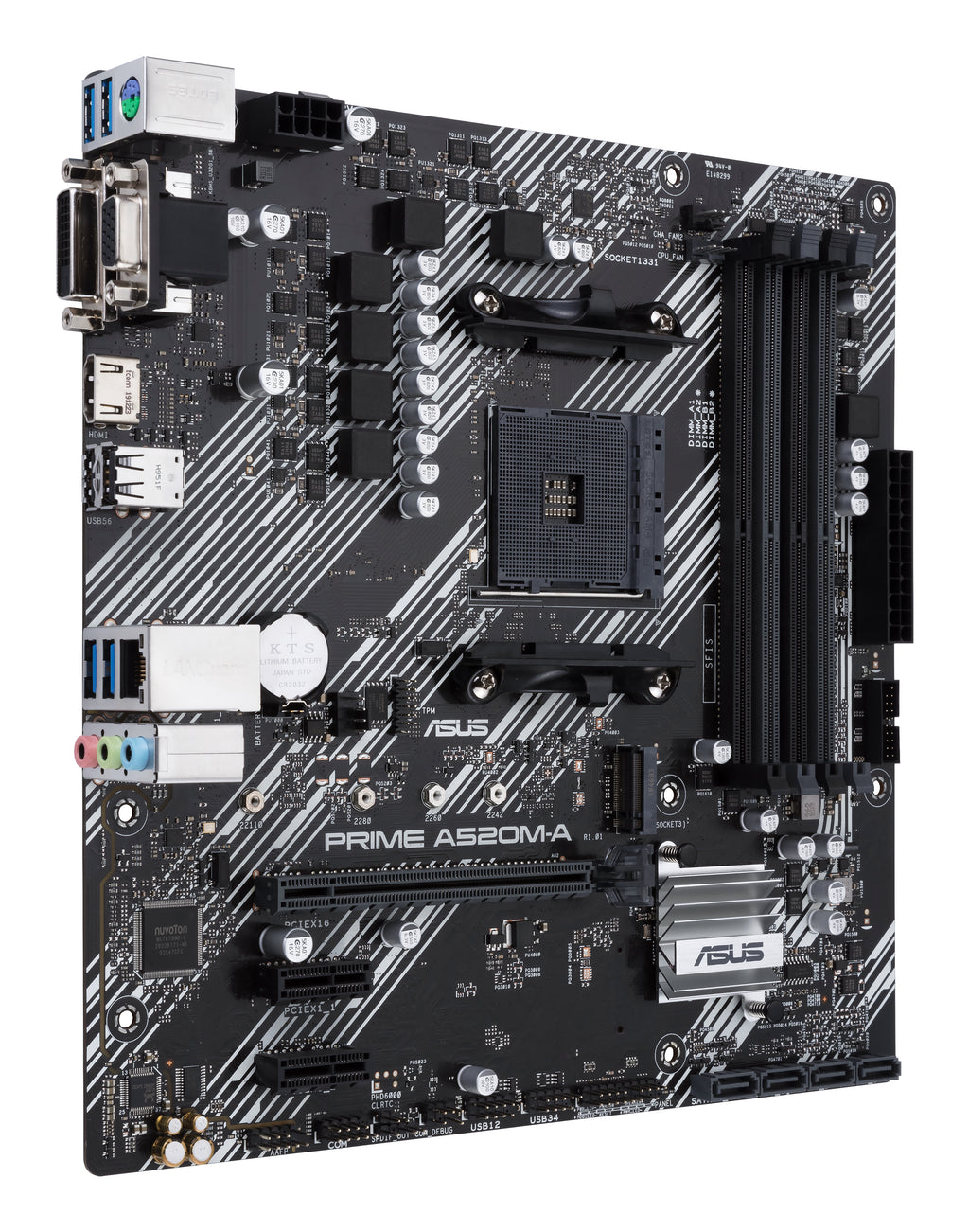 ASUS PRIME A520M-A II/CSM AMD A520 Zócalo AM4 micro ATX (5)