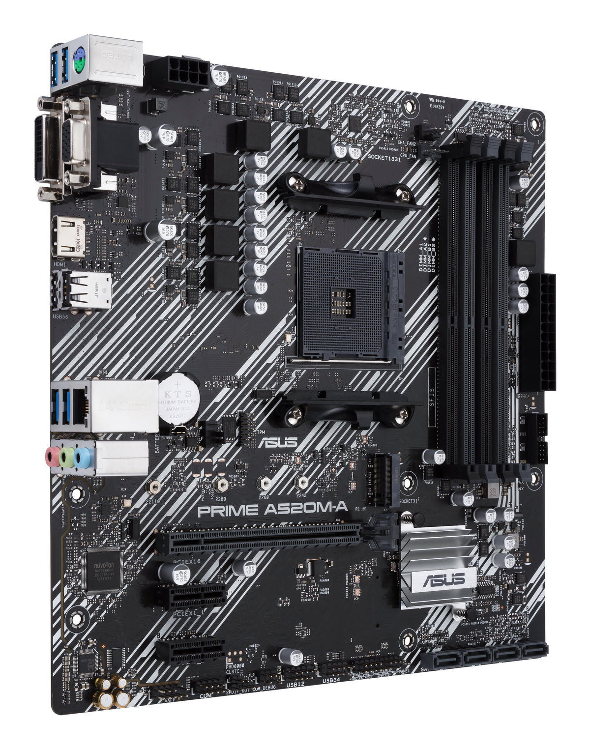 ASUS PRIME A520M-A II/CSM AMD A520 Zócalo AM4 micro ATX (5)