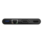 Adaptador multipuerto - USB-C - VGA, HDMI - 1GbE