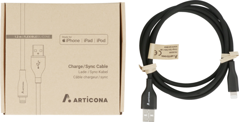 Cable ARTICONA USB-A - Lightning 1,2 m (4)