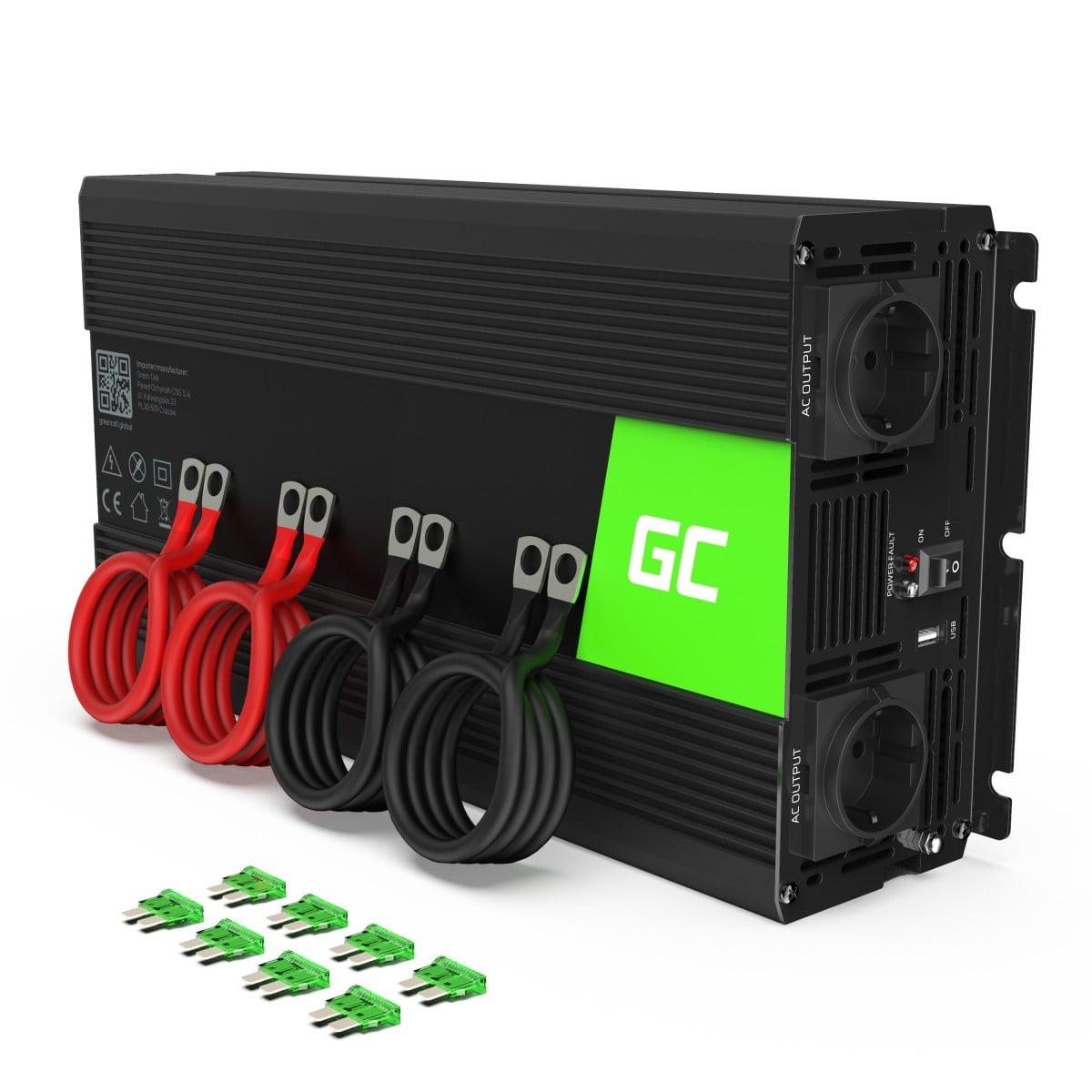 Green Cell INV11 adaptateur de puissance & onduleur Auto 12 W