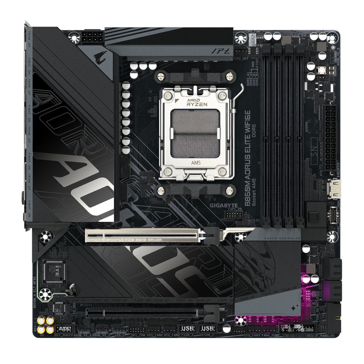 GIGABYTE B850M AORUS ELITE WIFI6E AMD B850 Zócalo AM5 micro ATX (3)