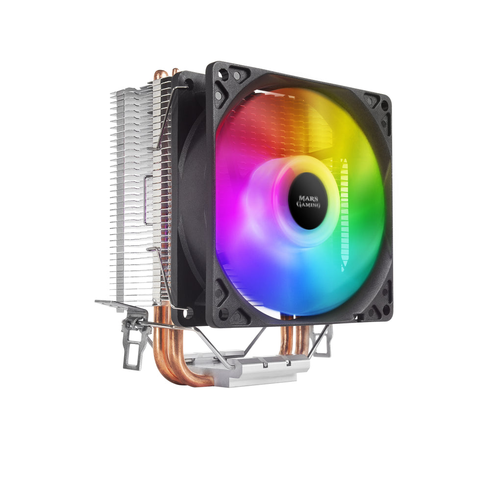 Mars Gaming MCPUARGB sistema de refrigeración para ordenador Procesador Enfriador 9 cm Negro 1 pieza(s) (2)