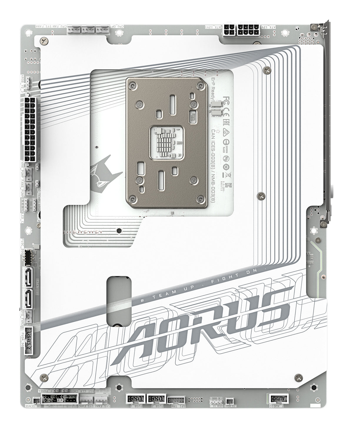GIGABYTE B850 AORUS STEALTH ICE AMD B850 Zócalo AM5 ATX (4)
