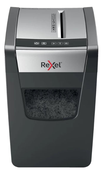 Rexel X410-SL triturador de papel Corte cruzado 22 cm Negro, Plata