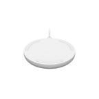 Base de carga inalámbrica + adaptador de corriente CA - 10 vatios - blanco
