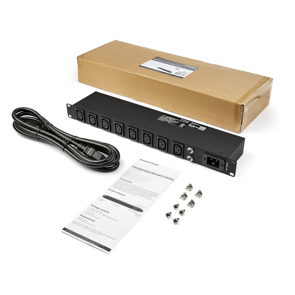 StarTech.com PDU08C13GB unidad de distribución de energía