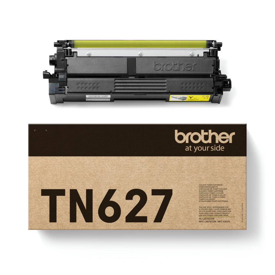 Brother TN-627Y cartucho de tóner 1 pieza(s) Original Amarillo (2)