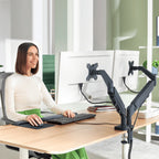 Leitz 65370089 soporte para monitor 81,3 cm (32") Escritorio Gris (2)