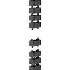 Fellowes 100136871 organizador de cables Escritorio Pasacables Negro 1 pieza(s) (2)