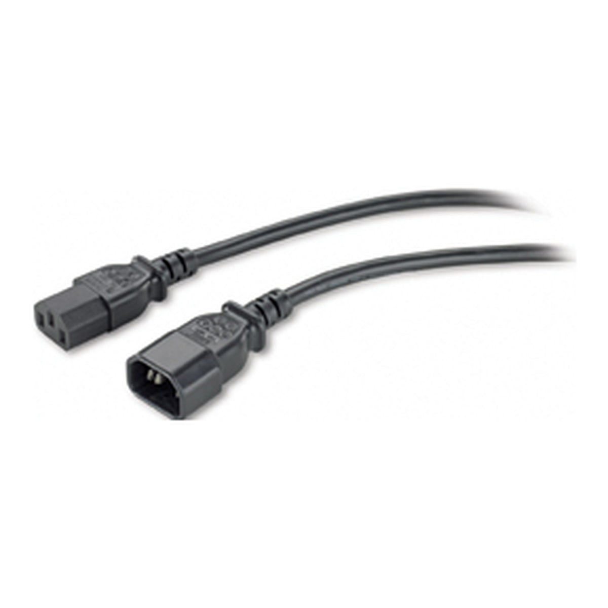 APC PWR Cord C13 - C14, 0.6 m Negro 0,6 m IEC C14 C14 acoplador (4)