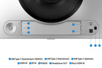 Samsung G91SD pantalla para PC 124,5 cm (49") 5120 x 1440 Pixeles Dual QHD OLED Plata (6)