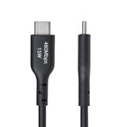 StarTech.com USB2AC30CMBK cable USB USB 2.0 0,3 m USB A USB C 0,48 Gbit/s 15 W Negro (4)