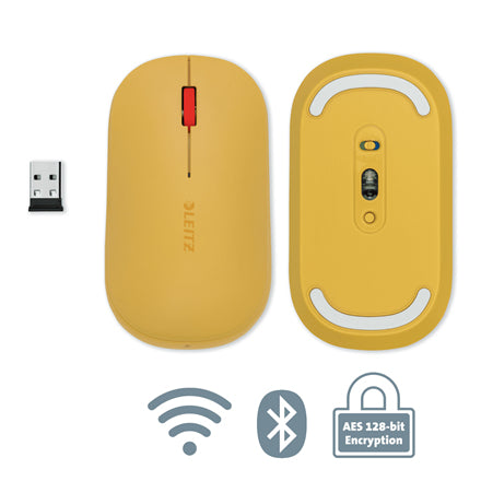 Leitz Cosy ratón Oficina Ambidextro RF Wireless + Bluetooth 4000 DPI (3)