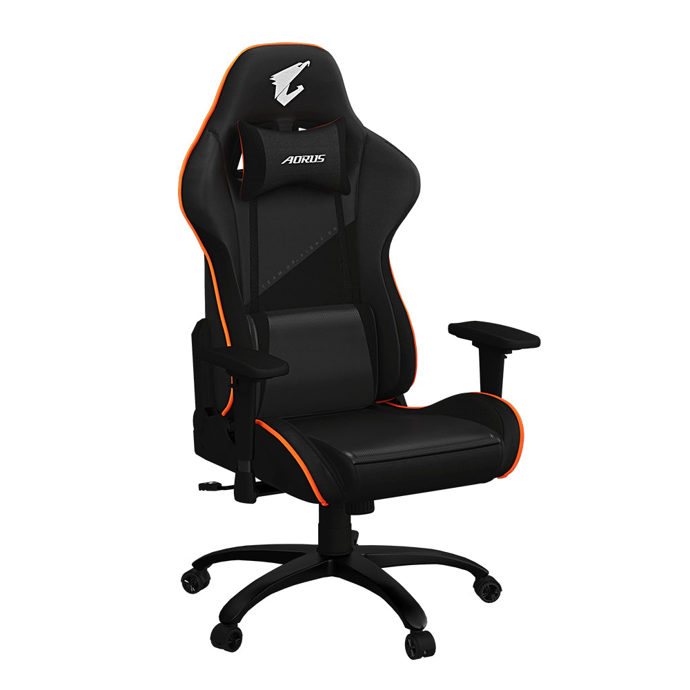 GIGABYTE AGC310 Silla para videojuegos de PC Asiento acolchado Negro, Naranja (5)