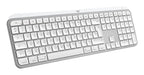 Logitech Master MX Keys S for Mac teclado Oficina RF Wireless + Bluetooth AZERTY Francés Aluminio, Blanco (4)