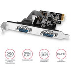Axagon PCEA-S2N tarjeta y adaptador de interfaz Interno RS-232 (3)
