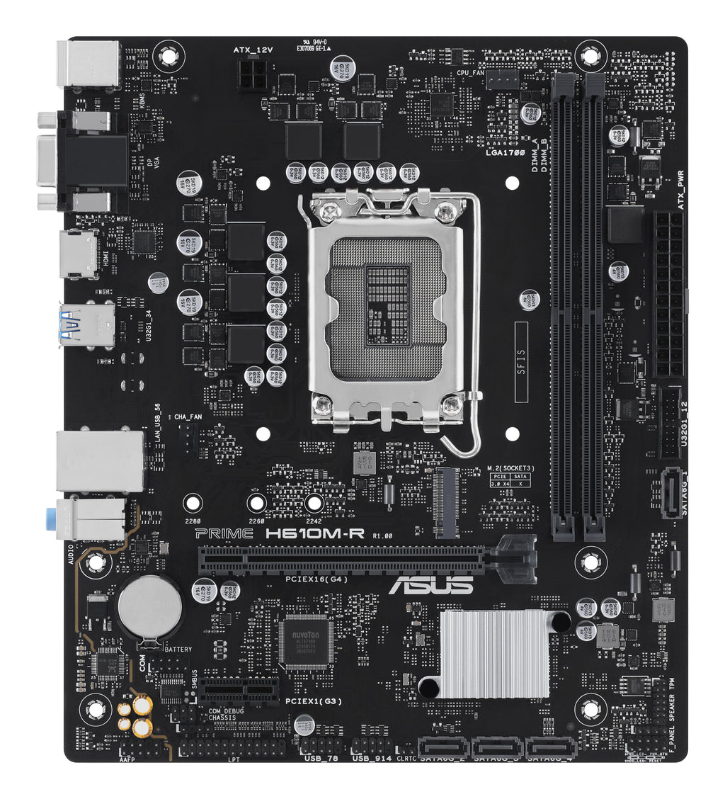 ASUS PRIME H610M-R-SI Intel H610 LGA 1700 micro ATX (3)