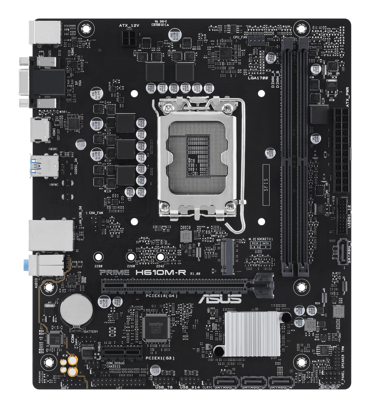 ASUS PRIME H610M-R-SI Intel H610 LGA 1700 micro ATX (3)