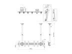 Multibrackets 2260 soporte para pantalla de señalización 32" Negro