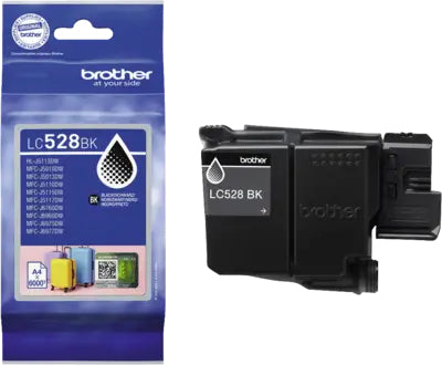 Encre Brother LC528BKP noir 6k