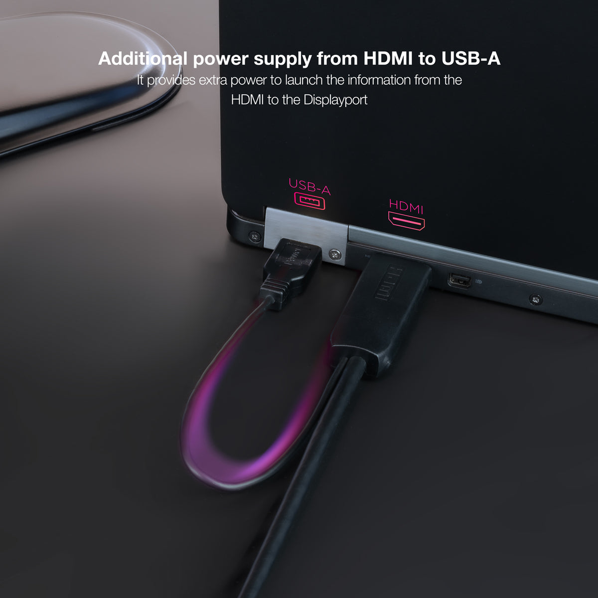 Nanocable 10.15.4352 adaptador de cable de vídeo 1,8 m HDMI + USB Type-A (7)