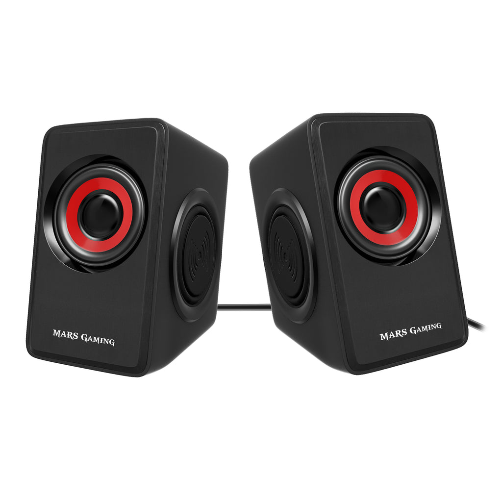 Mars Gaming MS1 altavoz Negro, Rojo Alámbrico (3)